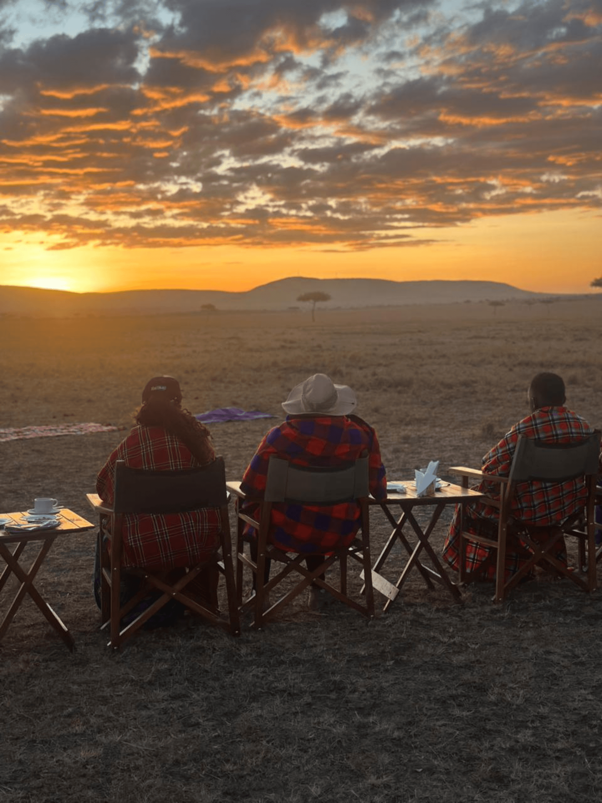 Sunrise, A Symbol of Renewal across many cultures and mythologies. It symbolizes new beginnings, hope, and the triumph of light over darkness. It's also breathtakingly beautiful when you witness this amazing transition in the wild!
– by Susan Makau