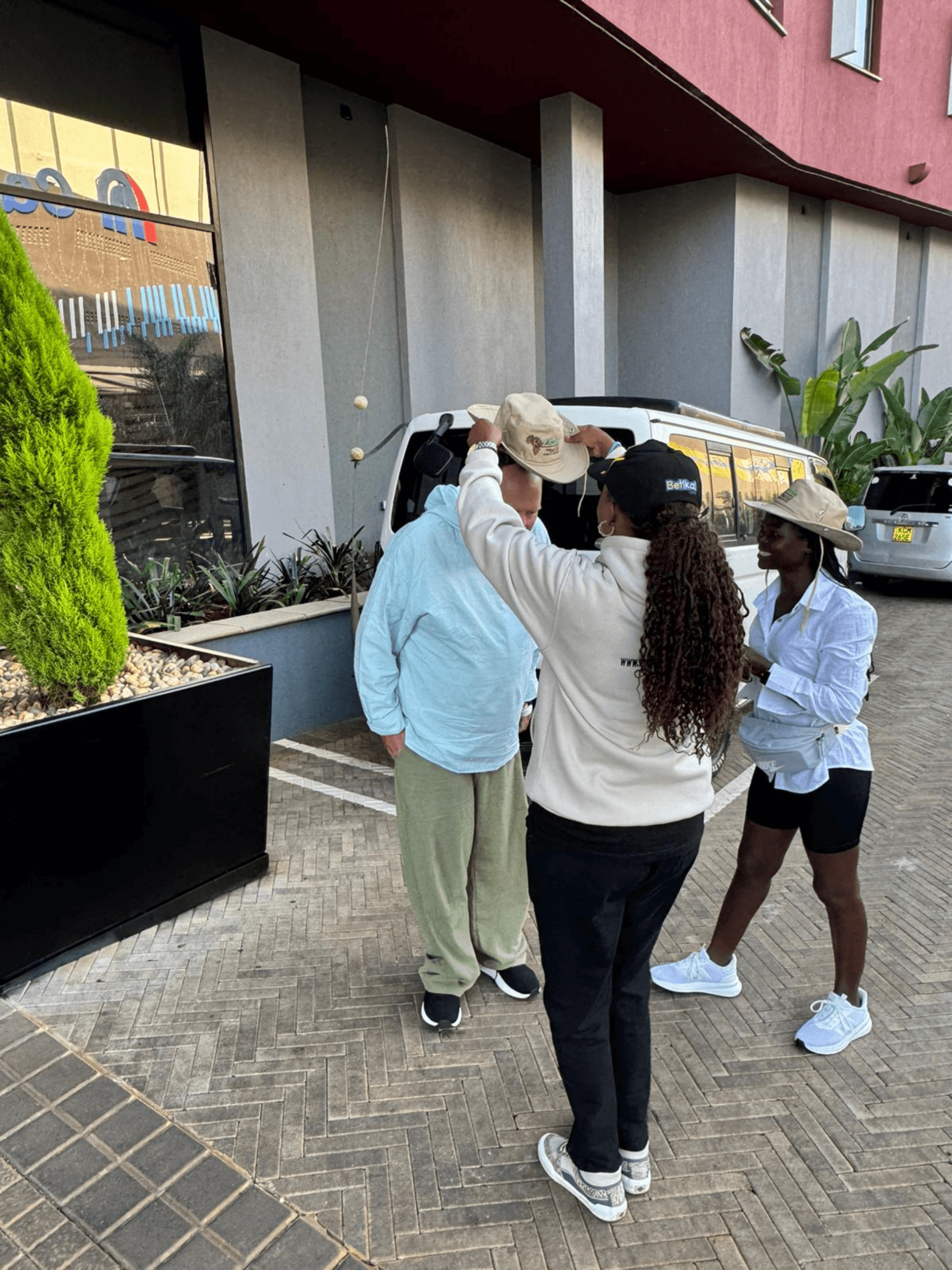 The best part of being a guide?
It’s the small moments like a warm welcome and a shared laugh, that makes this job so special. At Across the Wild Tours & Safaris, We strive to make every arrival feel like a homecoming.
Welcome to Kenya Reggie and Clare.
– by Susan Makau