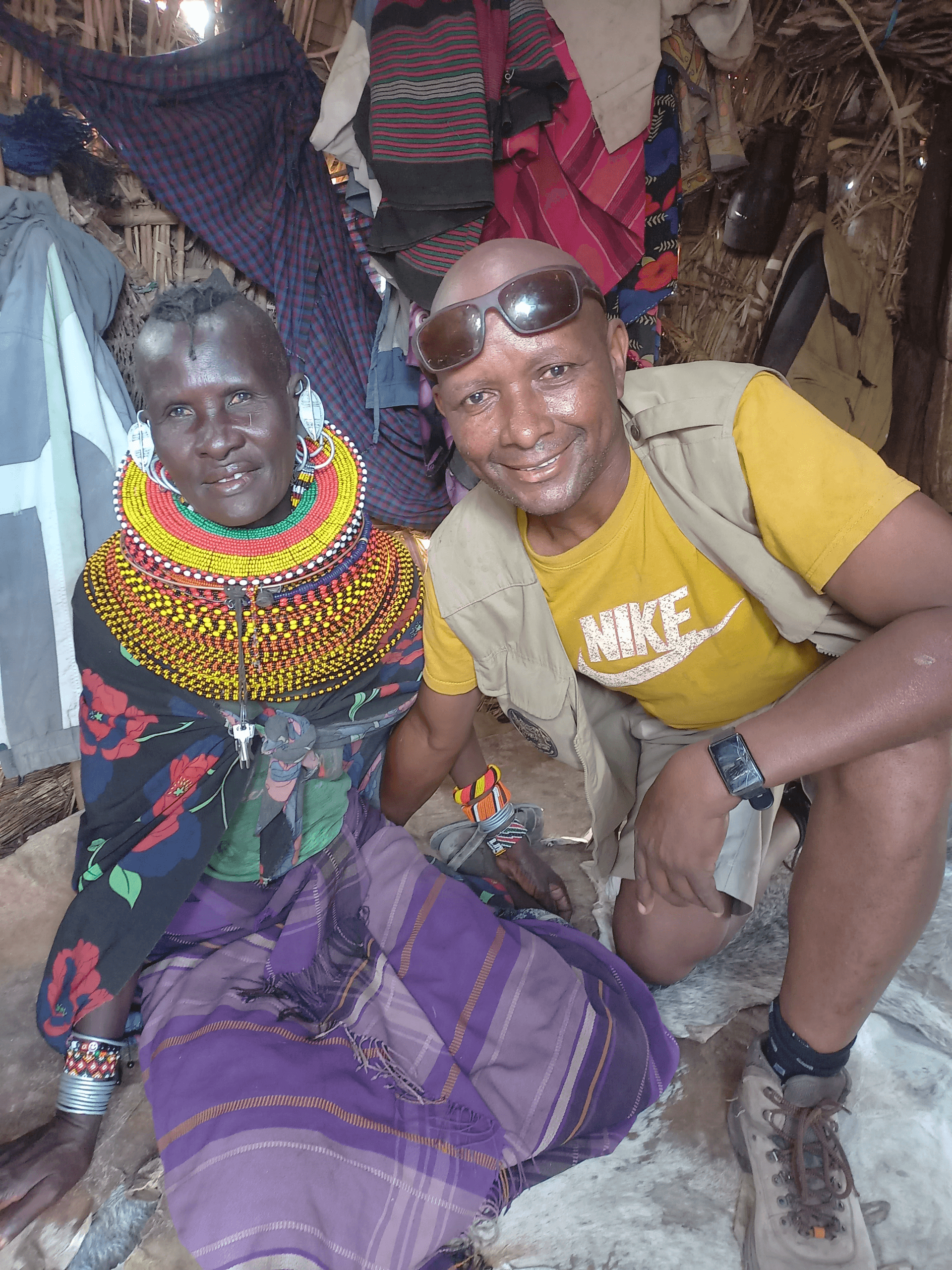 I'm Rufus kimani tour guiding a cultural expedition l. Tturkana – by Rufus Kihato